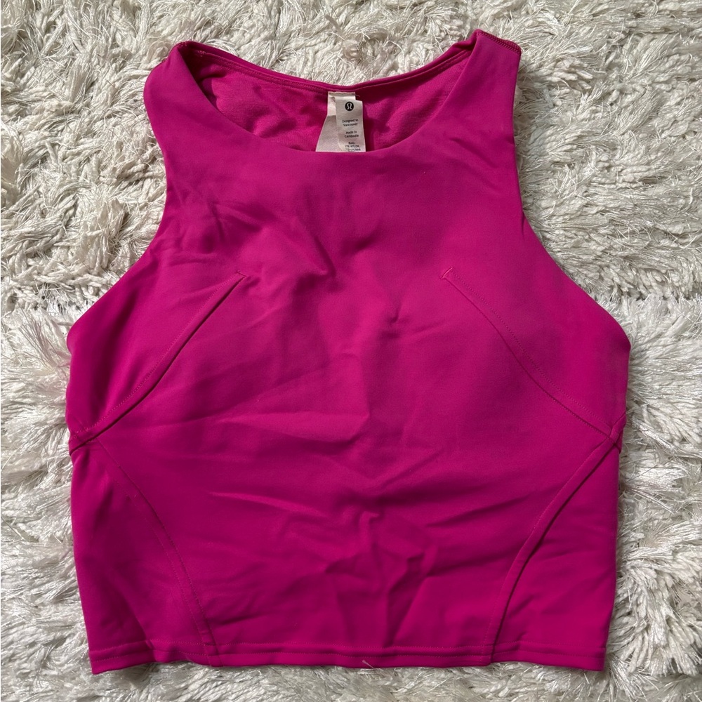 Lululemon High Neck Racerback Padded Top, Size 2